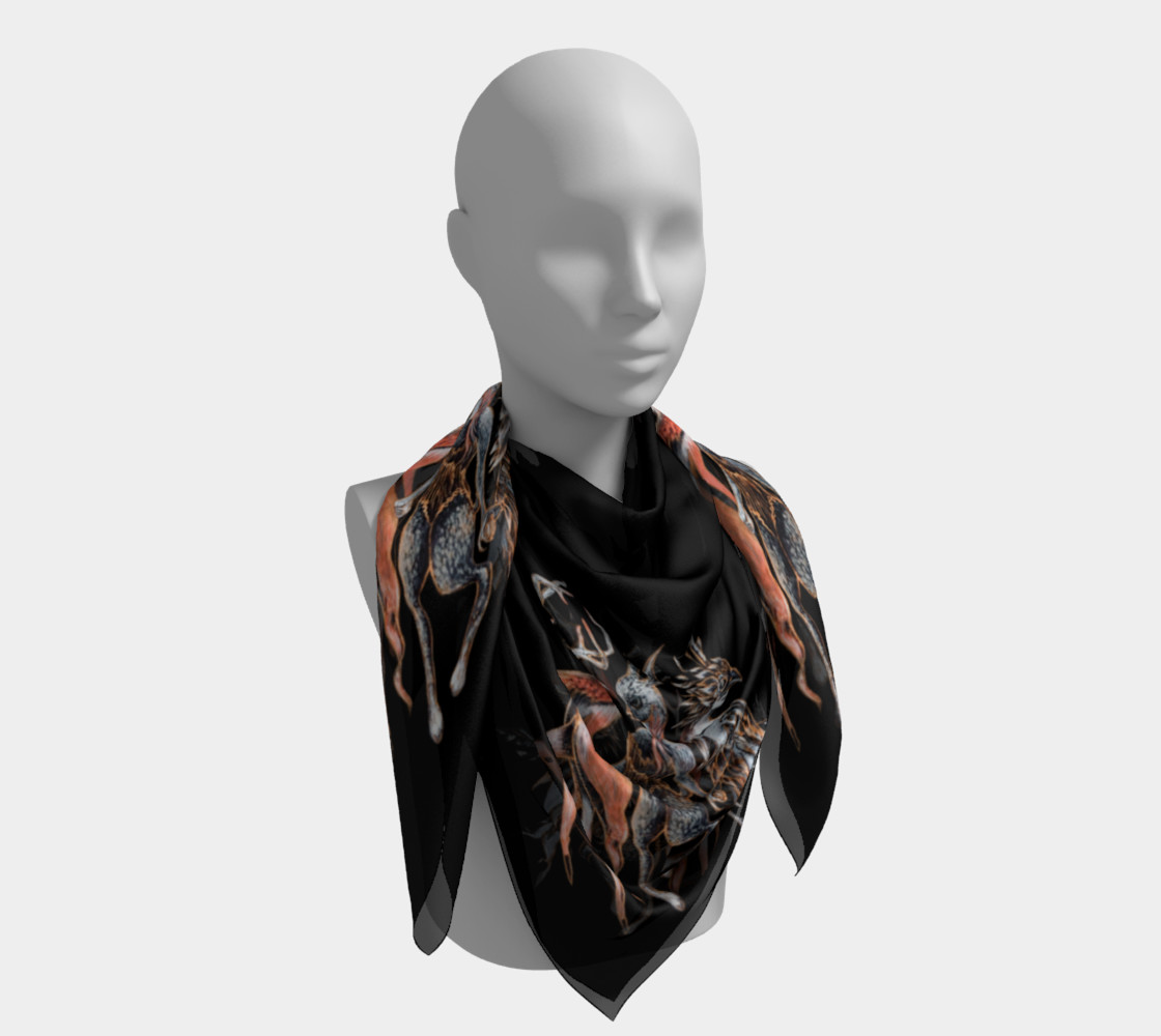 Masquerade Corners Square Scarf preview #4