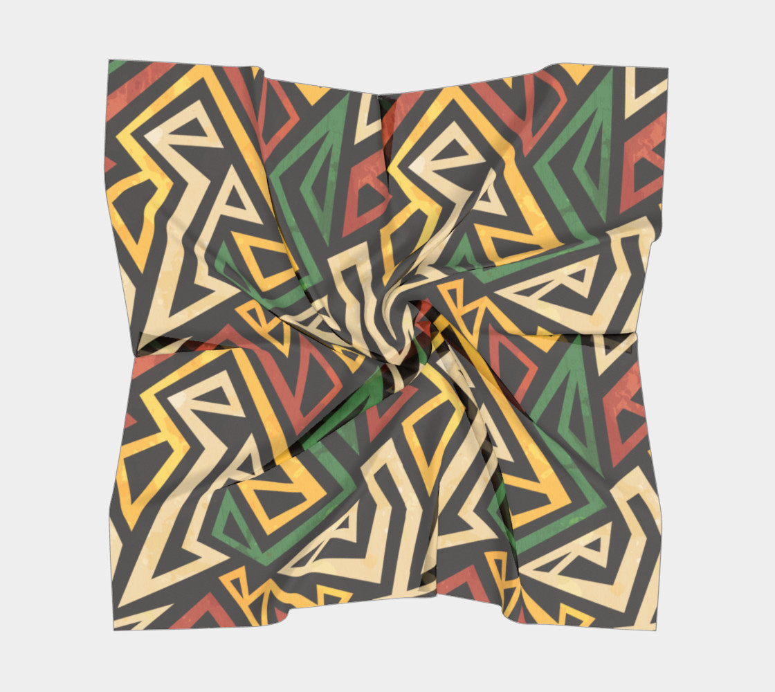 African Geometric Scarf (print by Gudinny) preview #5