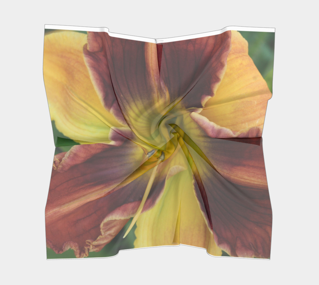 Daylily bitone scarf preview #5