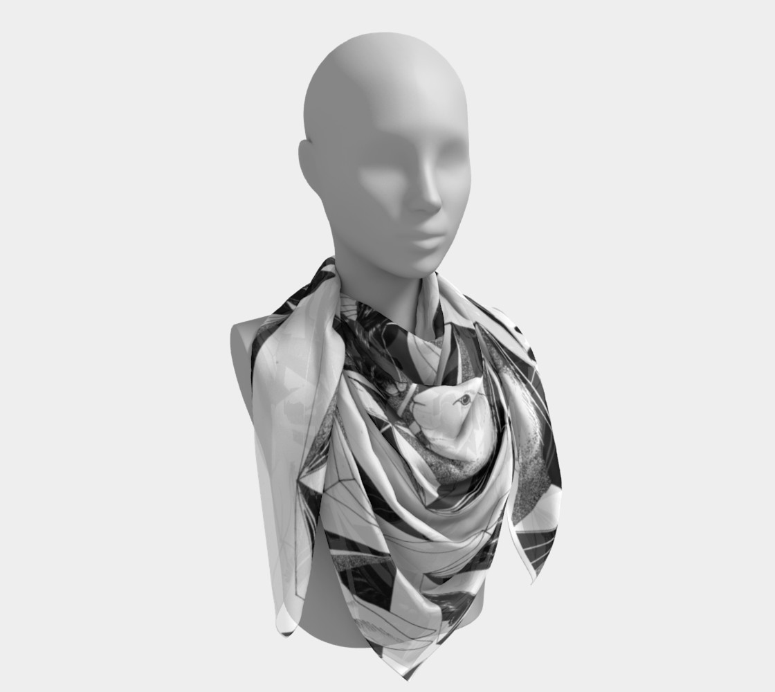spirit rabbits scarf preview #4