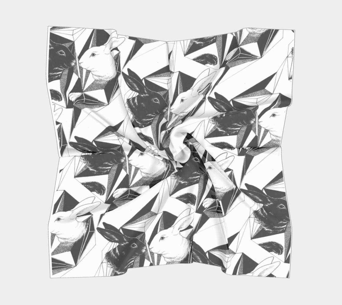 spirit rabbits scarf preview #5
