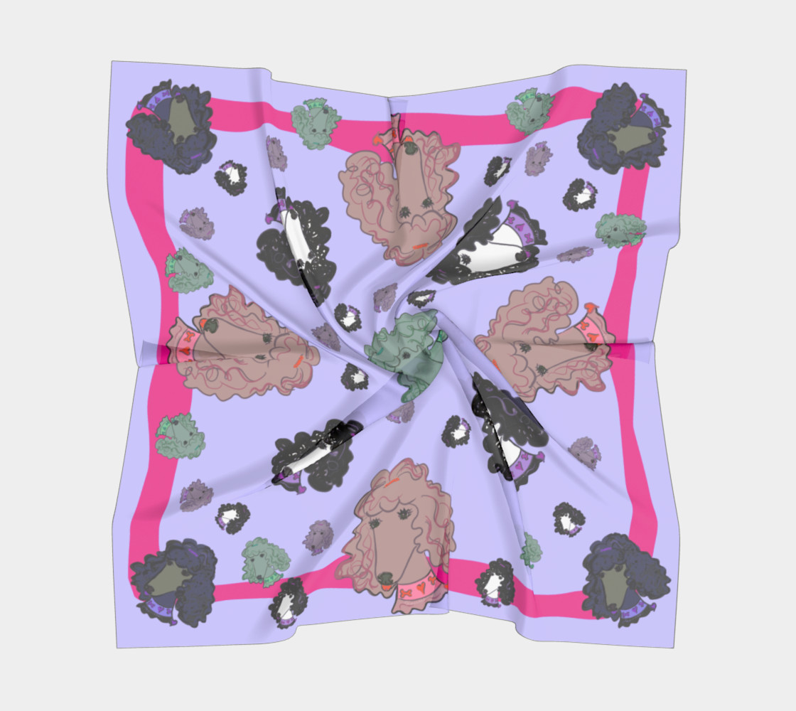Lavender Lush Poodle Scarf preview #5