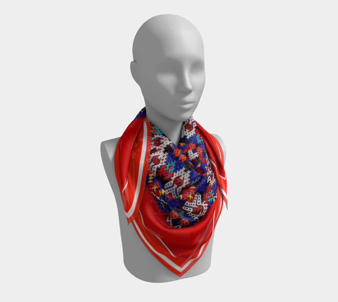 Pearl Scarf red thumbnail #4