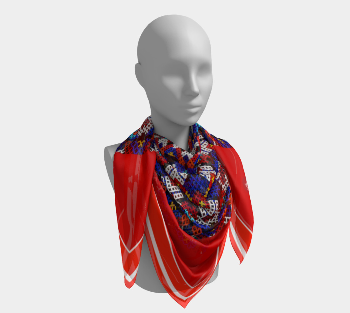 Pearl Scarf red thumbnail #5