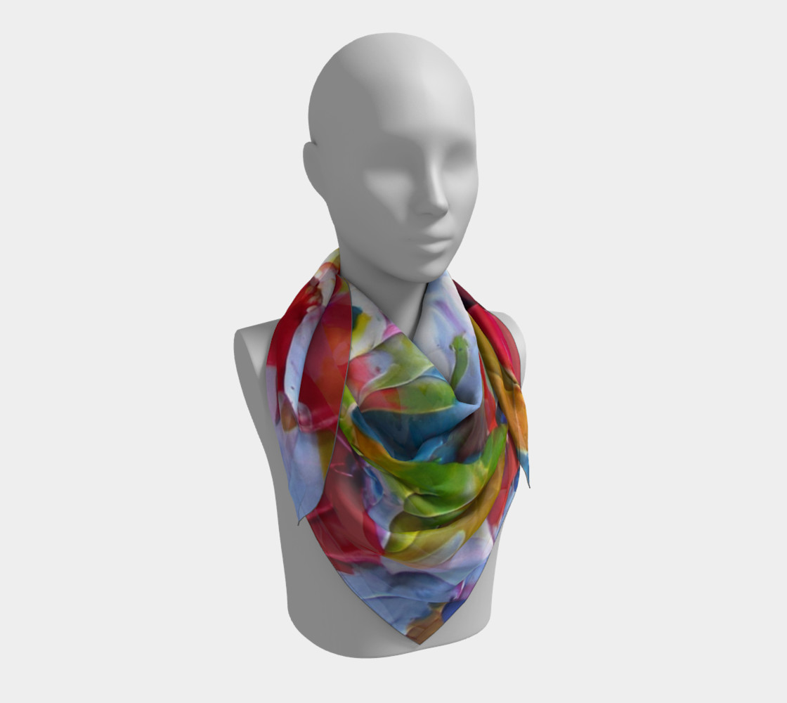 Flower Print Silk 3D preview