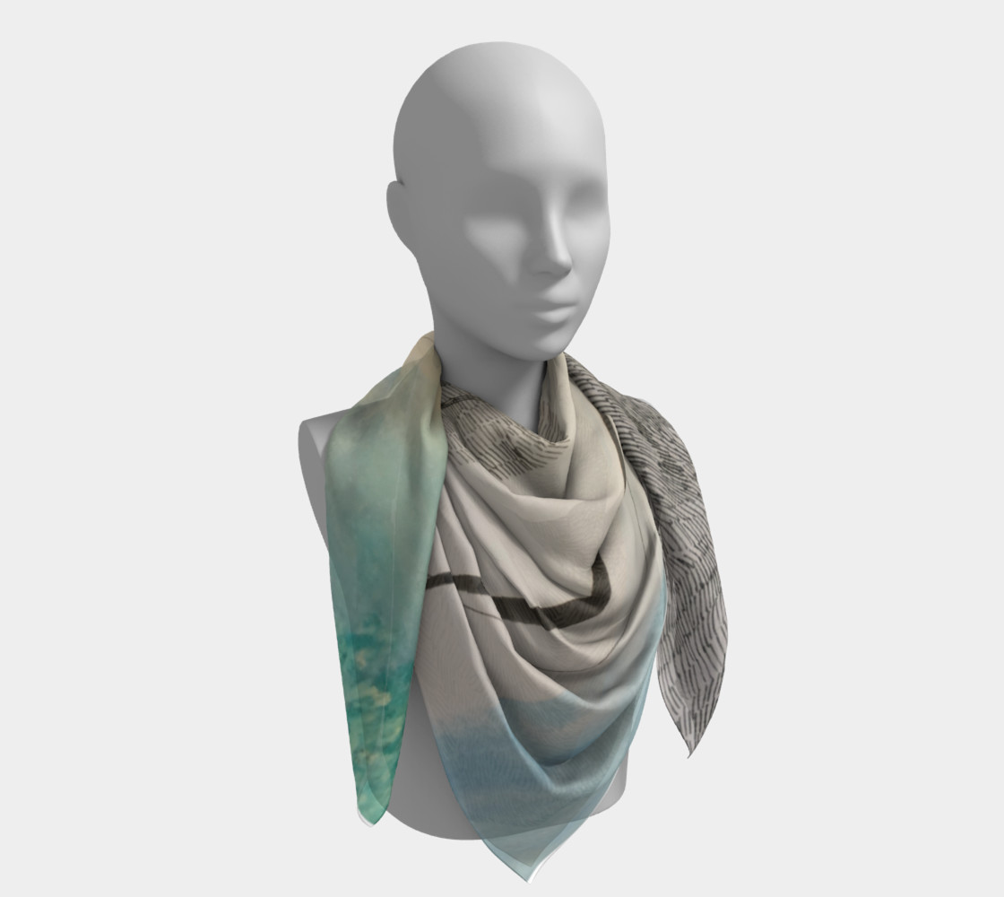 Aperçu de ocean current scarf #4