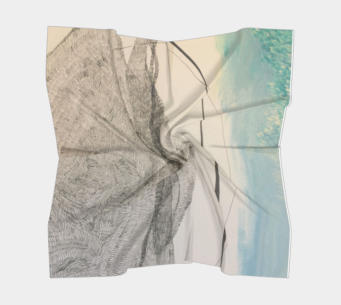 Aperçu de ocean current scarf #5
