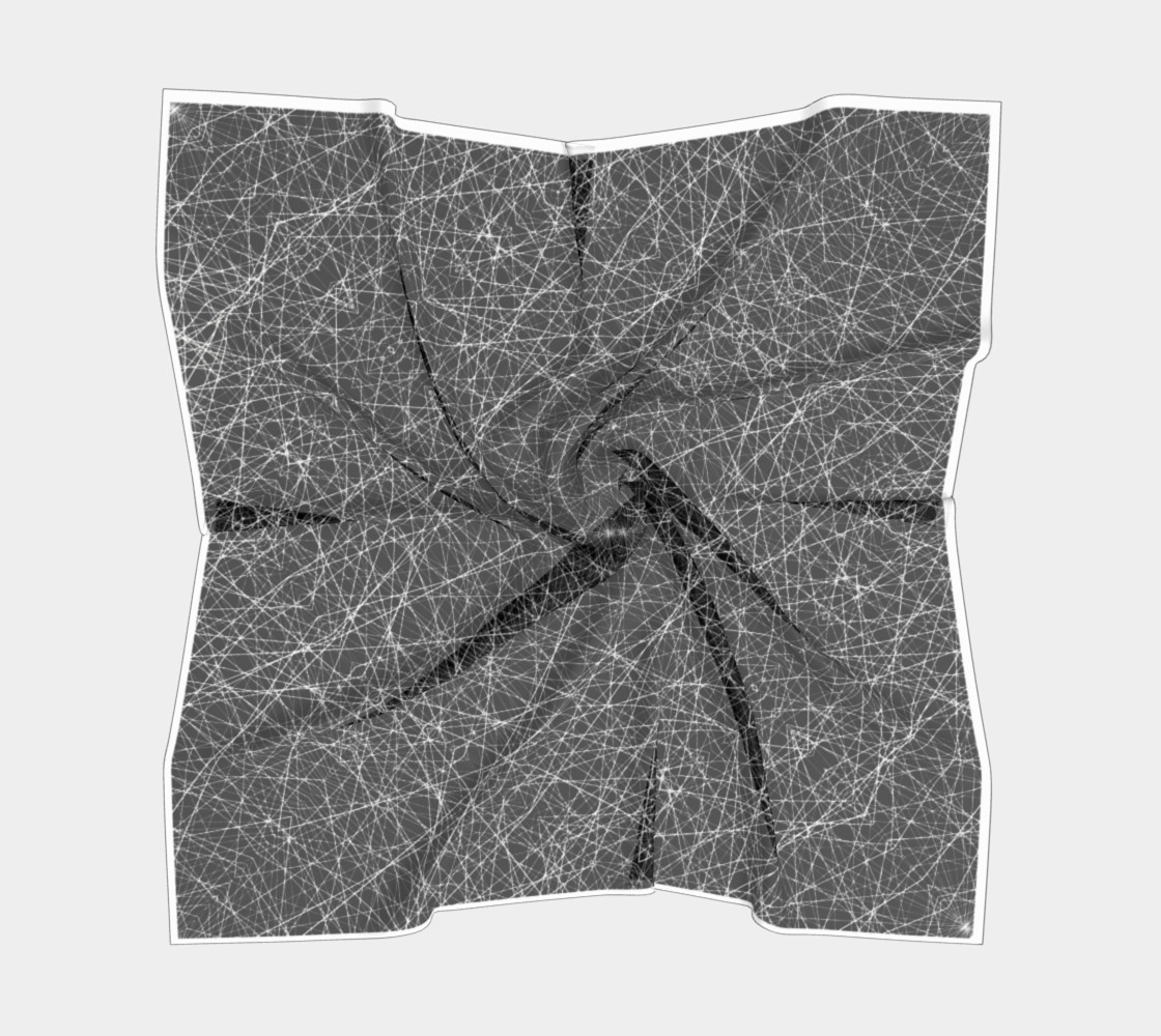 DARK NET SCARF (91x91 cm) preview #5