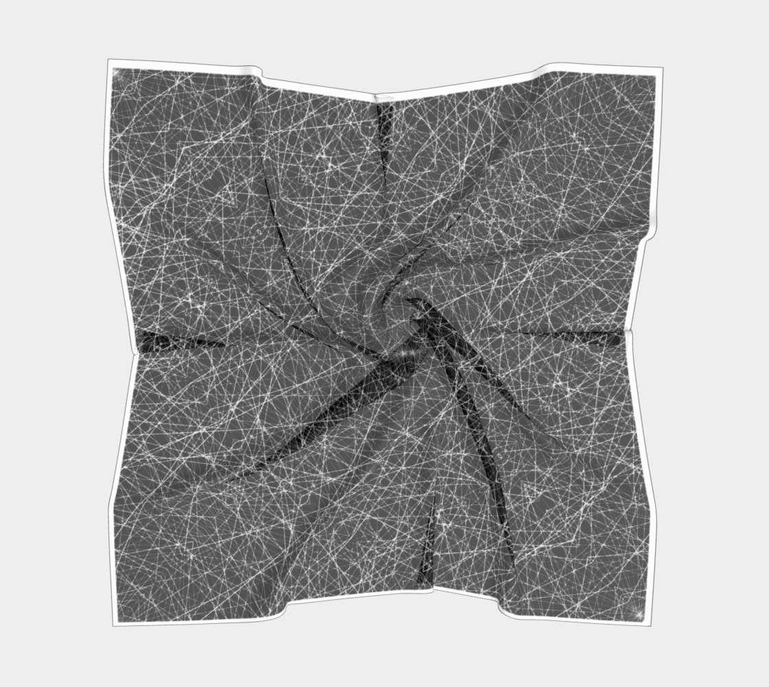 DARK NET SCARF (66x66 cm) preview #5