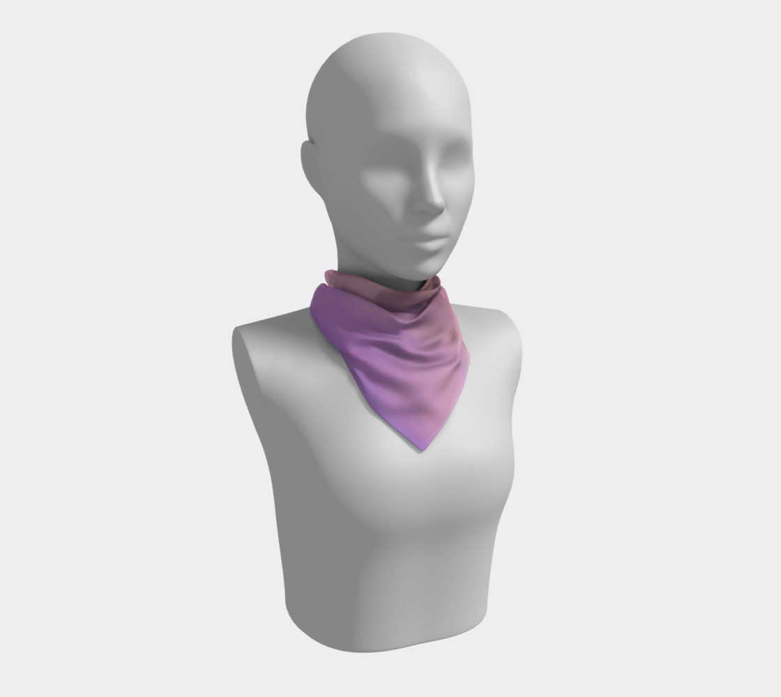 Cosmic Cat Square Silk Scarf preview #1