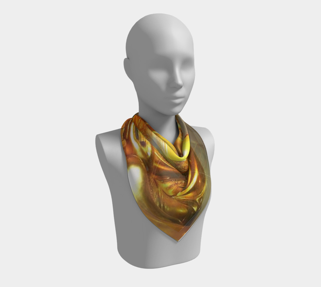 Aperçu de SOFT SILK BUDDHA'S BLESSINGS SCARF 24X24 #2