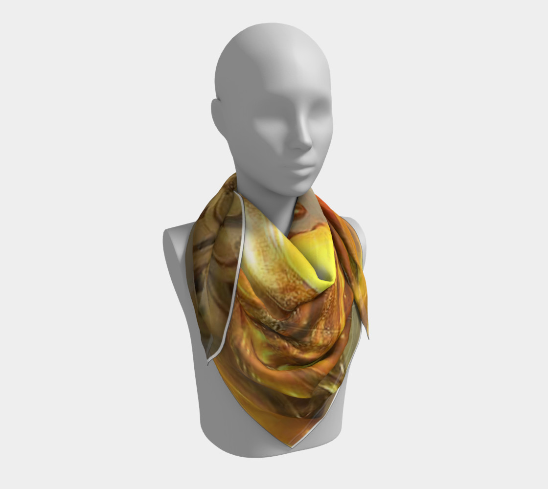 Aperçu de SOFT SILK BUDDHA'S BLESSINGS SCARF 24X24 #3