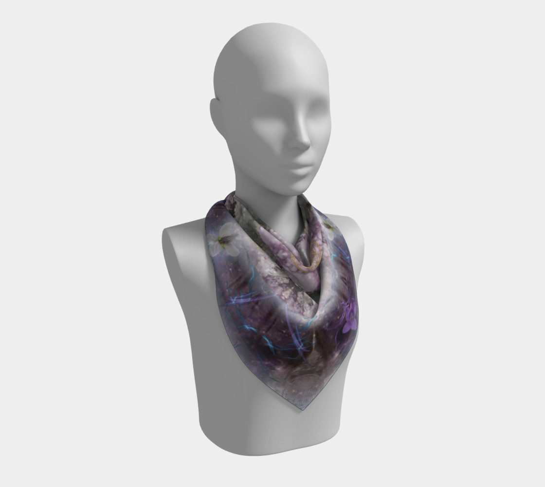 Divine Love Large Silk Scarf preview #2