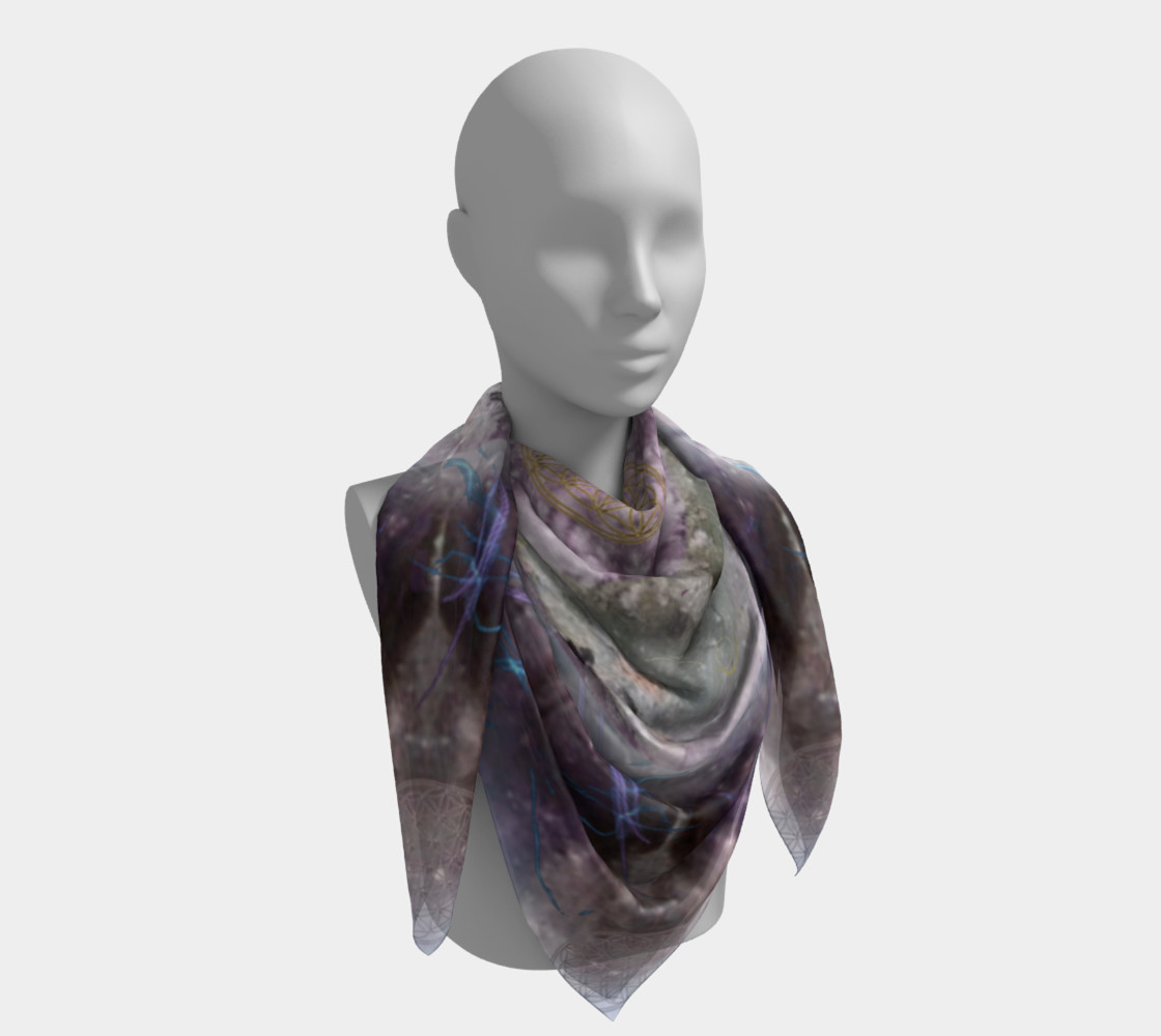 Divine Love Large Silk Scarf preview #4