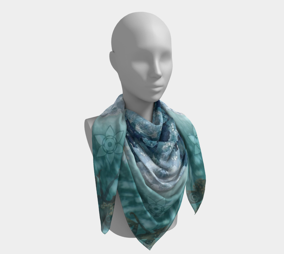 Eloquence Large Silk Scarf preview #4