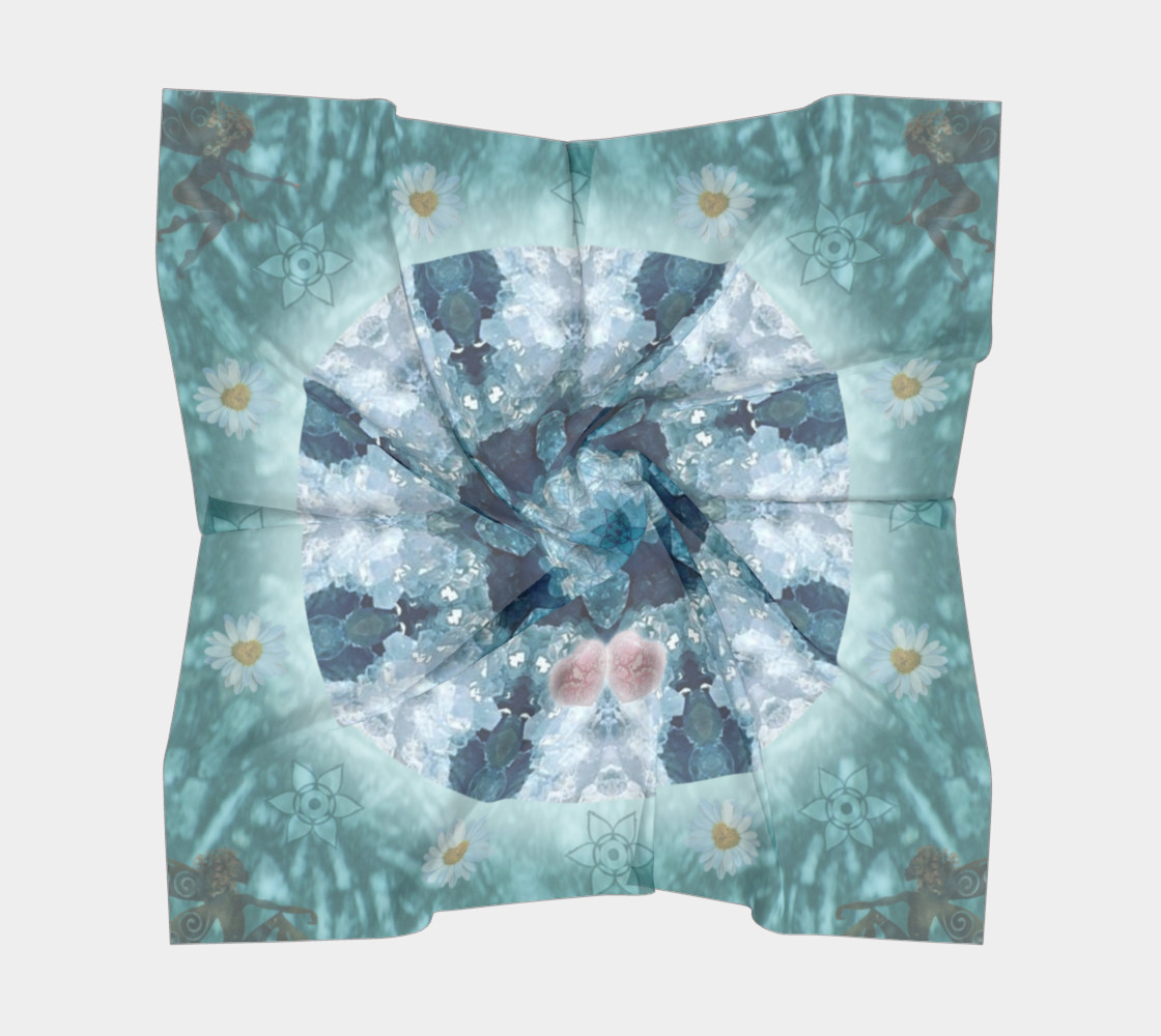 Eloquence Large Silk Scarf preview #5
