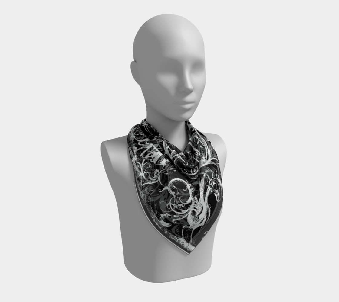 Aperçu de Grotesques B&W - Big Square Scarf #2