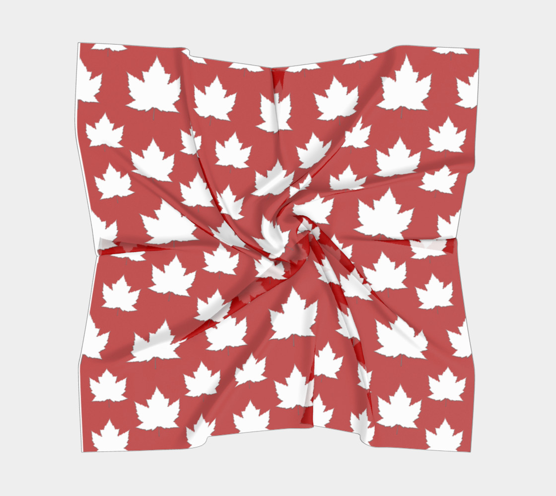 Canada Souvenir Scarves Canadian Maple Leaf Scarf thumbnail #6