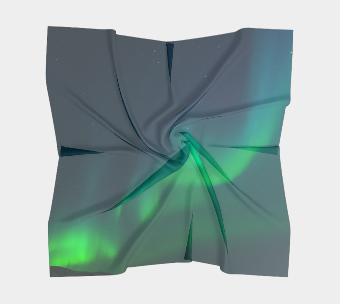 Vivid Northern Lights Small Scarf preview #5