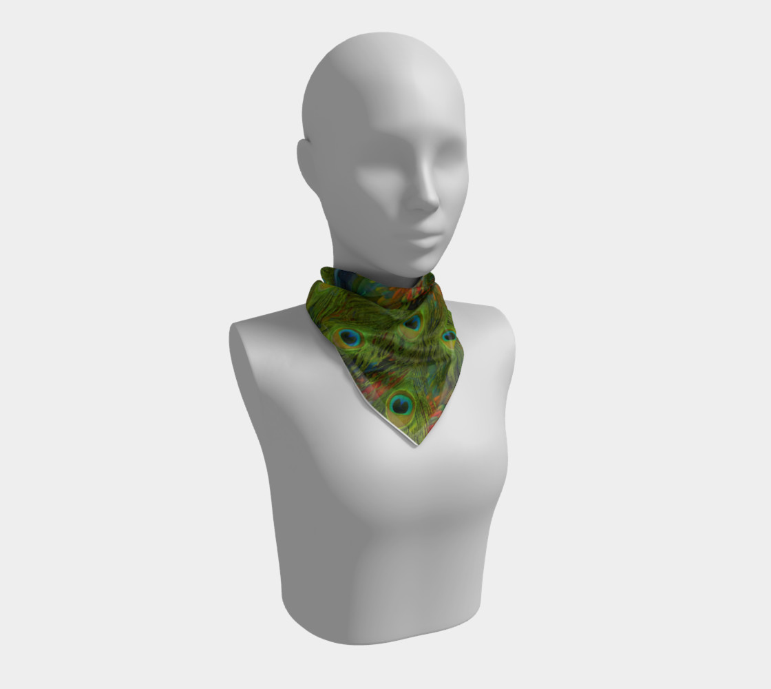 Aperçu de Nicobar-Peacock Fantasy Big Scarf #1