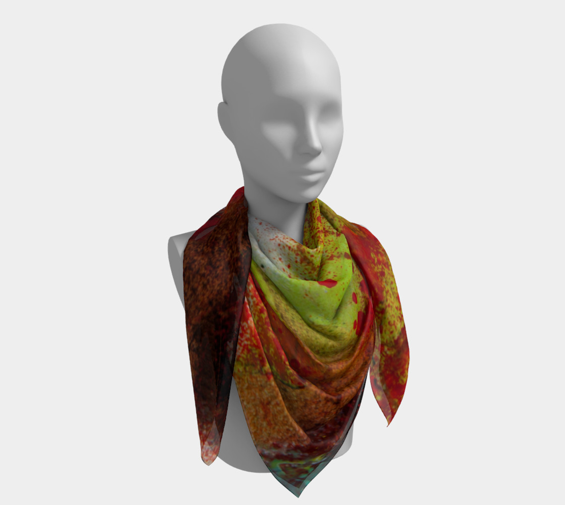 Graffiti Square Scarf 2 preview #4