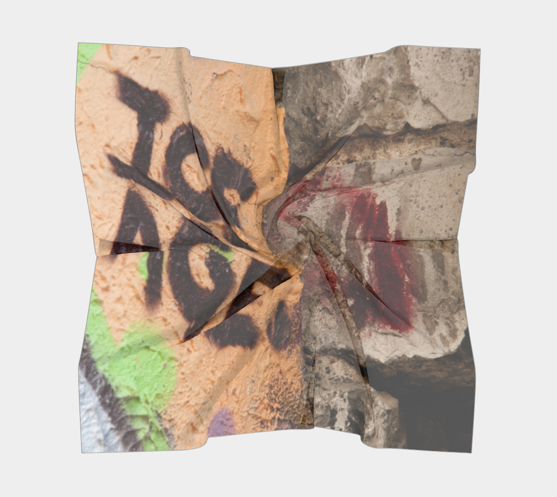 Graffiti square scarf 7 preview #5