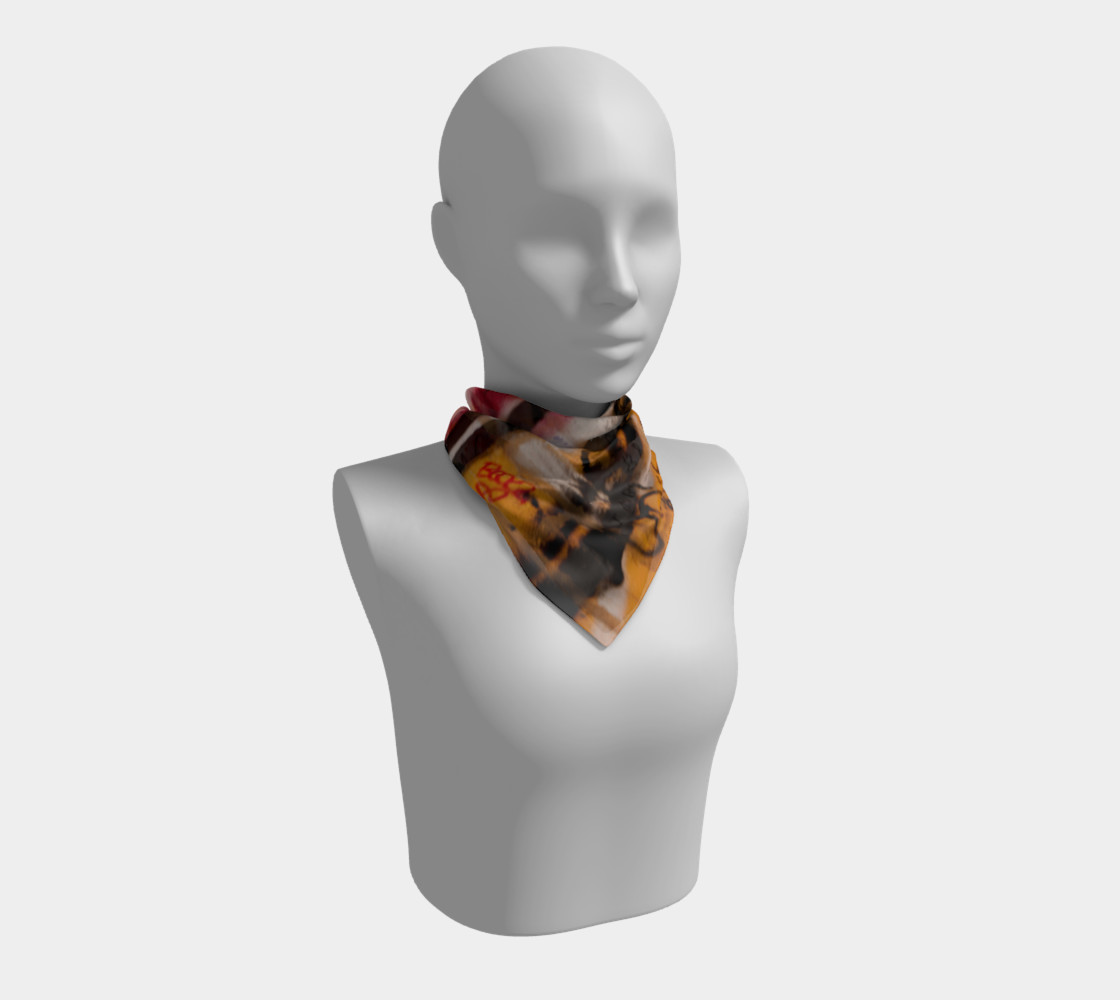 Graffiti Square Scarf 10 preview #1