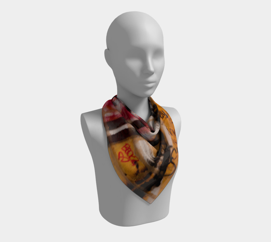 Graffiti Square Scarf 10 preview #2