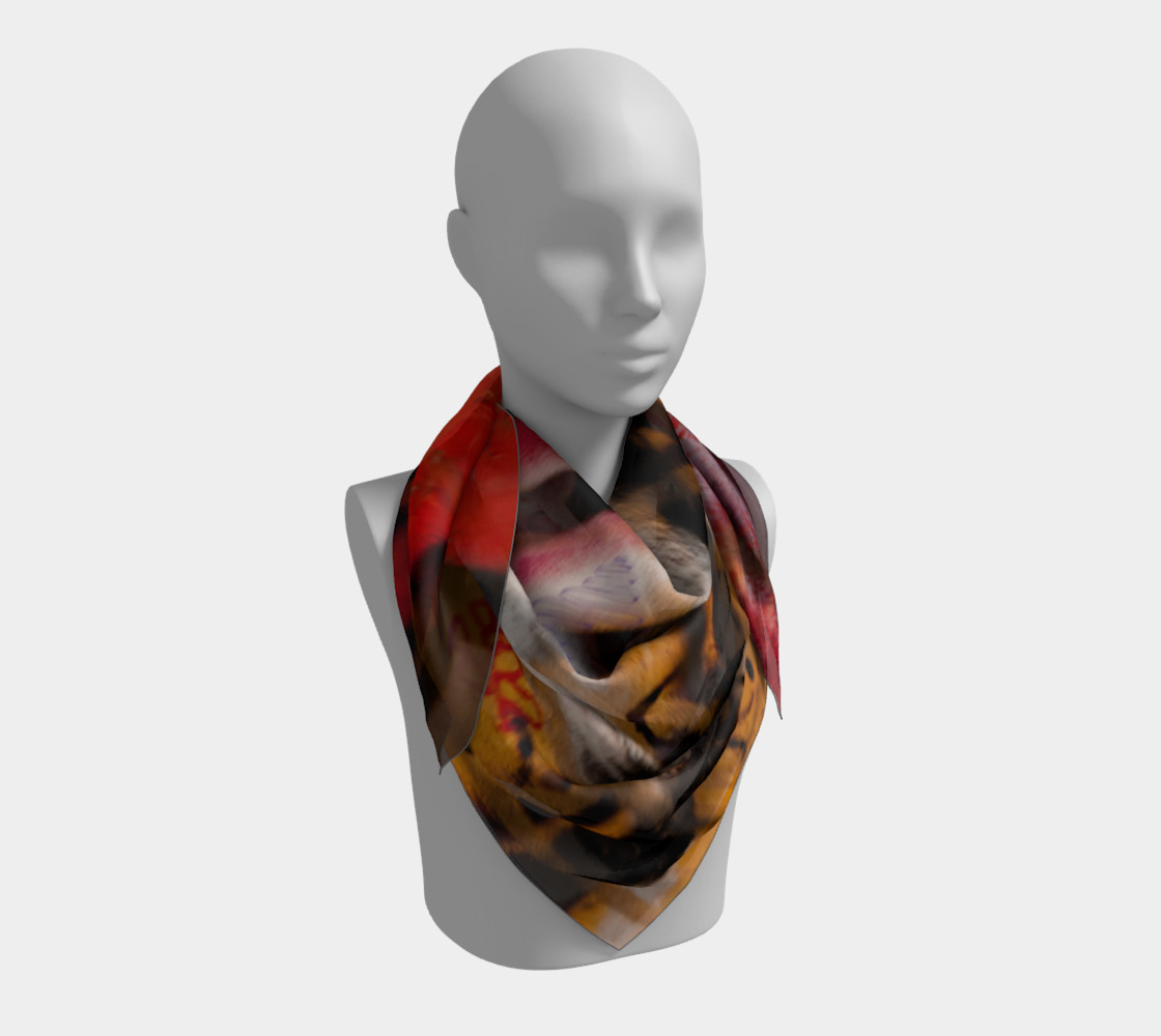 Graffiti Square Scarf 10 preview #3