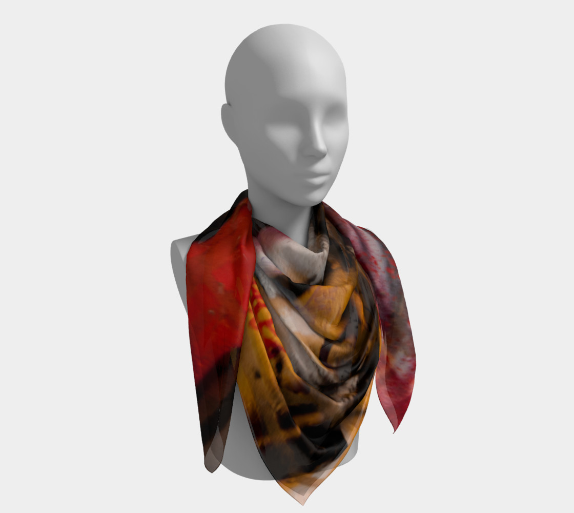Graffiti Square Scarf 10 preview #4