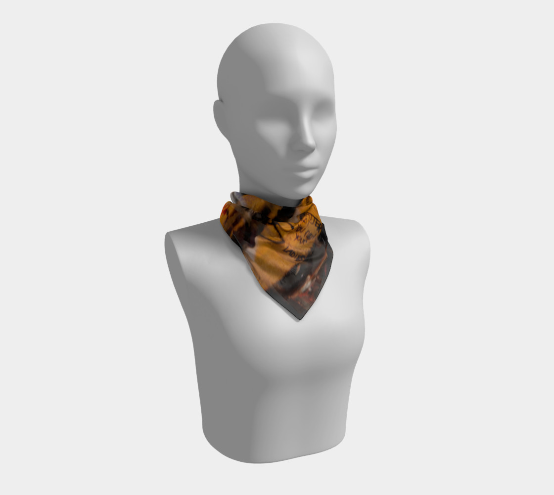 Graffiti Square Scarf 11 preview #1