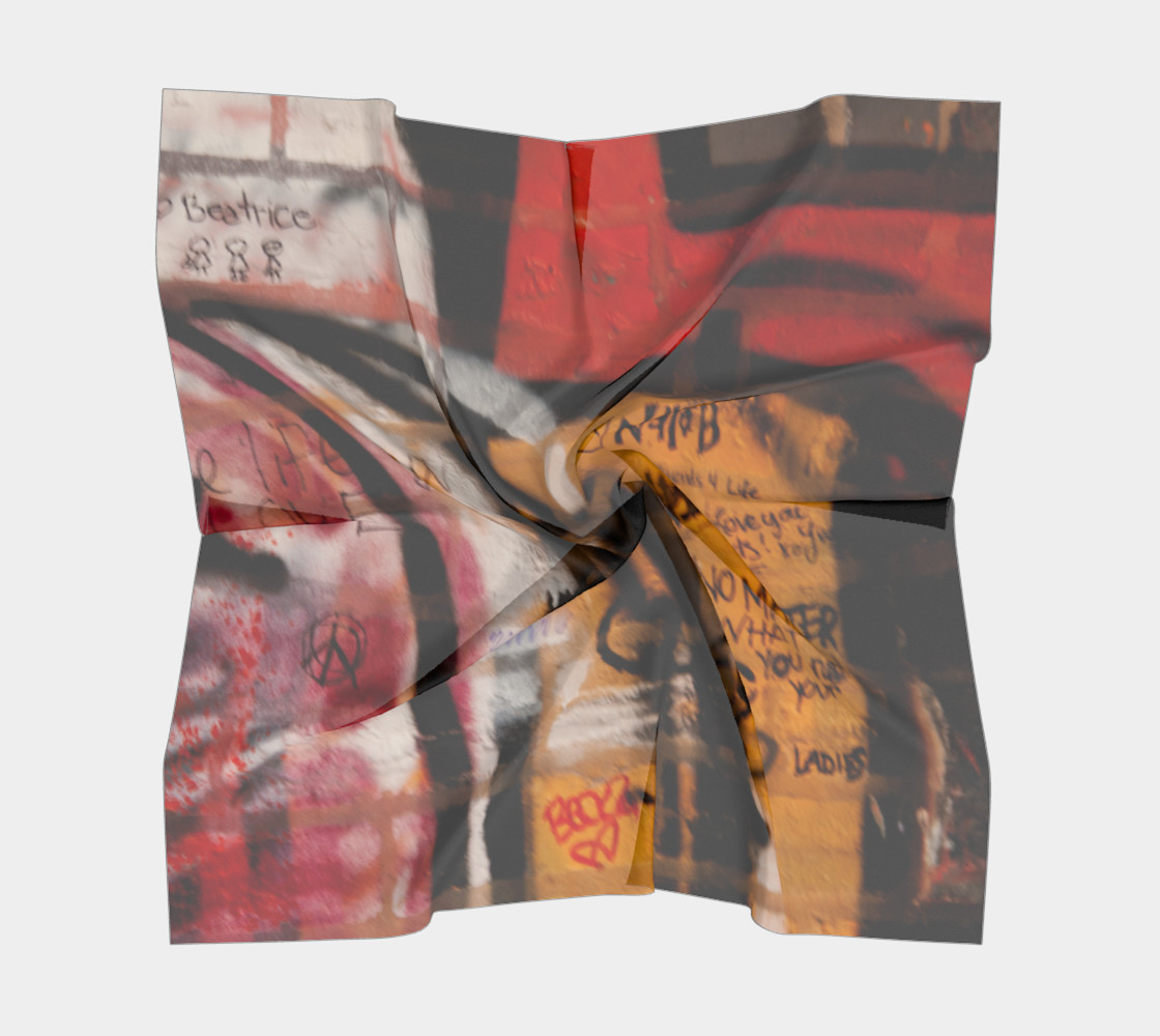 Graffiti Square Scarf 11 preview #5