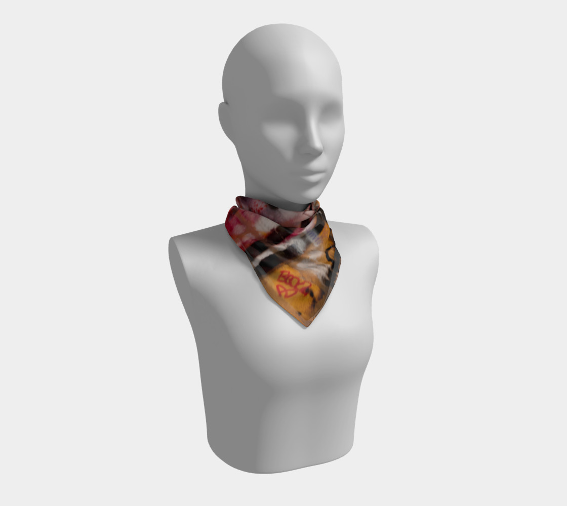 Graffiti Square Scarf 12 preview #1