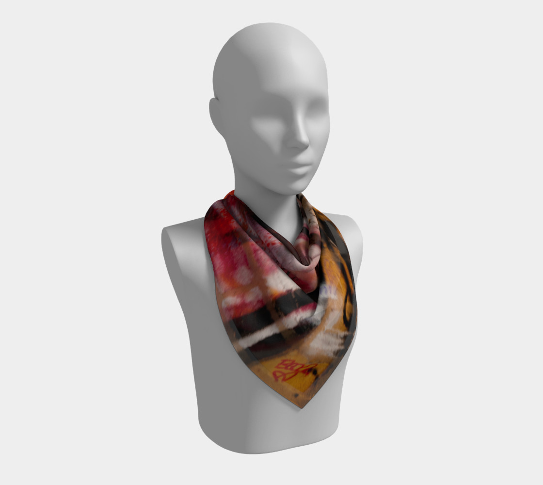 Graffiti Square Scarf 12 preview #2