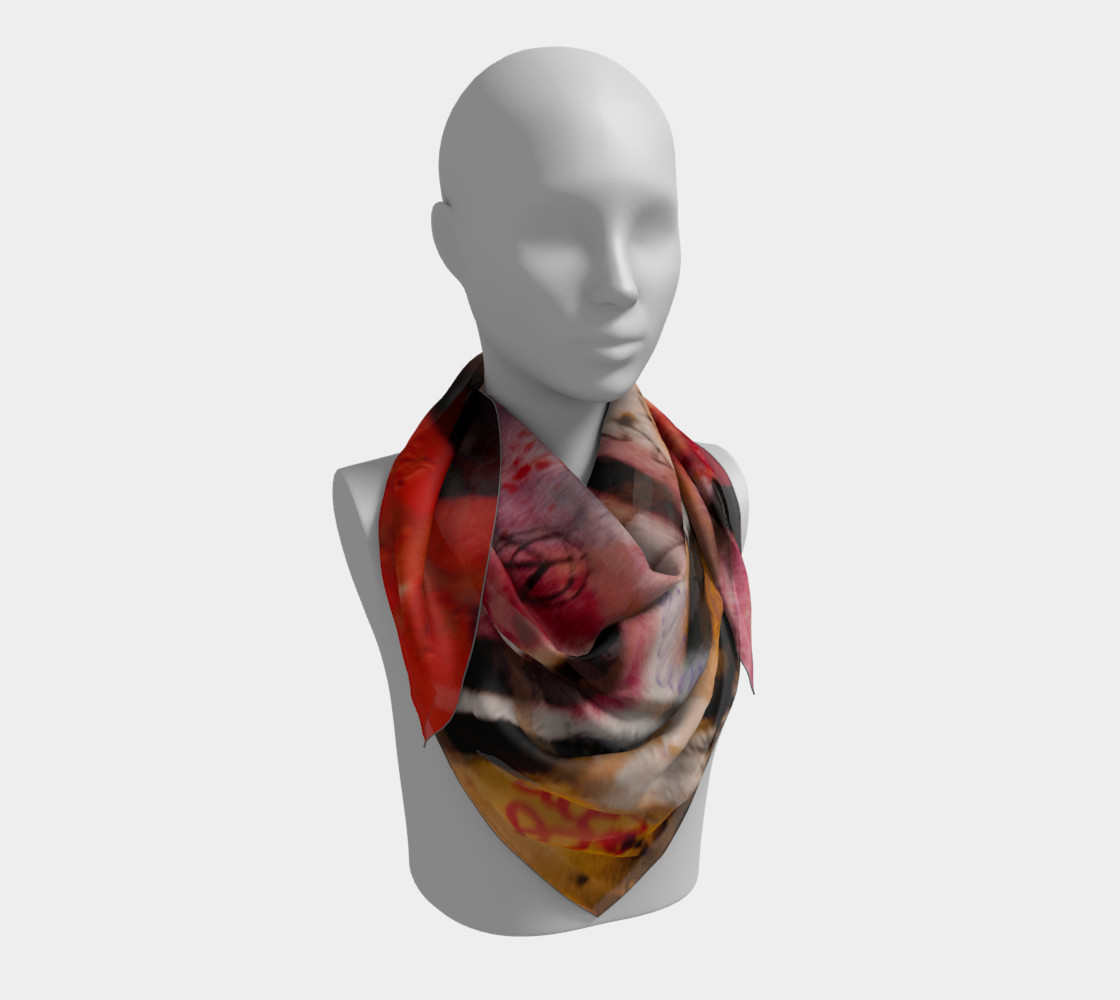 Graffiti Square Scarf 12 preview #3
