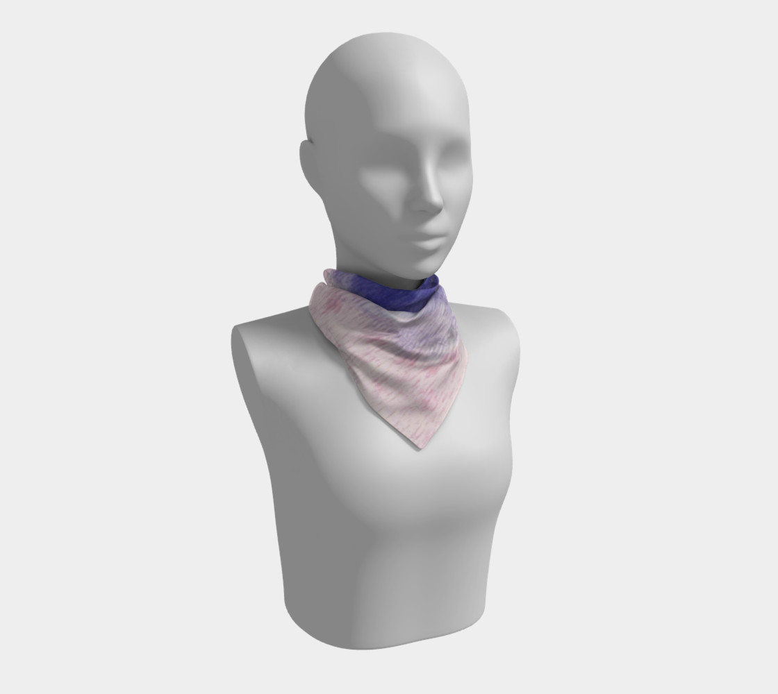 Pastel Floral Dream Square Scarf preview #1