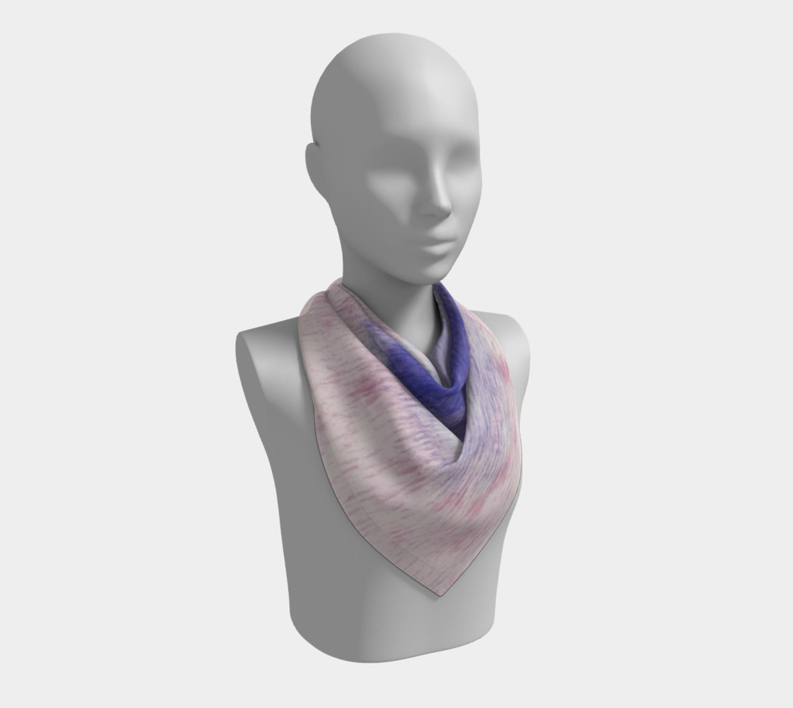 Pastel Floral Dream Square Scarf preview #2
