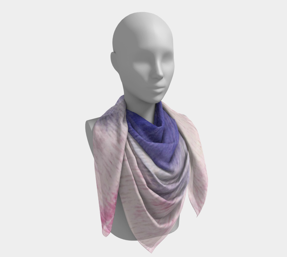 Pastel Floral Dream Square Scarf preview #4