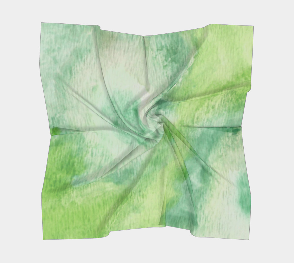 Aperçu de Fleur Verte Square Scarf #5