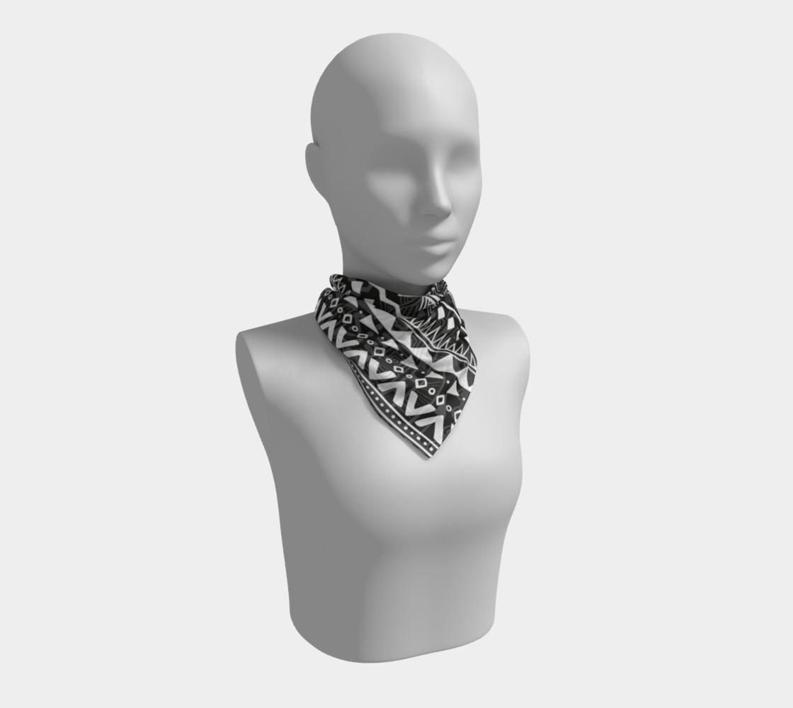 Aztec Print Square Scarf preview #1