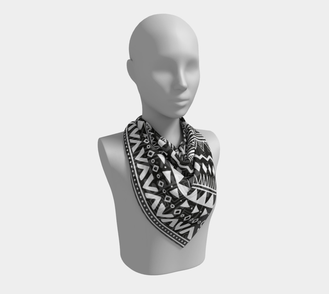Aztec Print Square Scarf preview #2