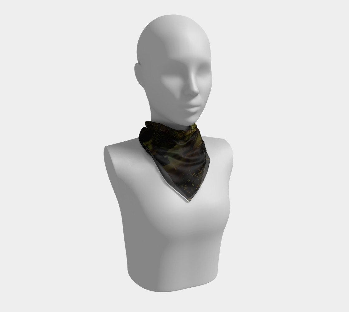 Aperçu de Dark Meadow Landscape Scarf #1