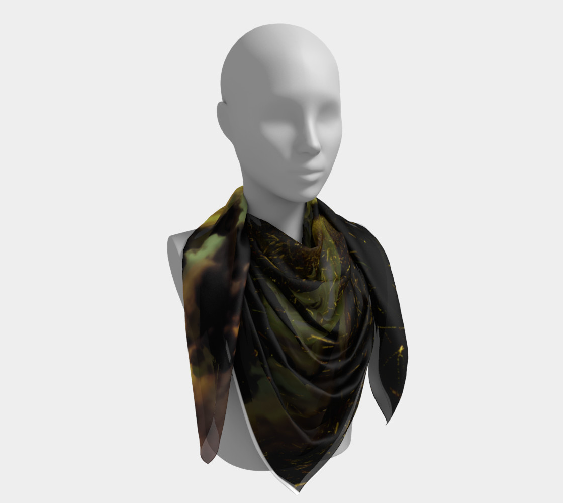 Aperçu de Dark Meadow Landscape Scarf #4