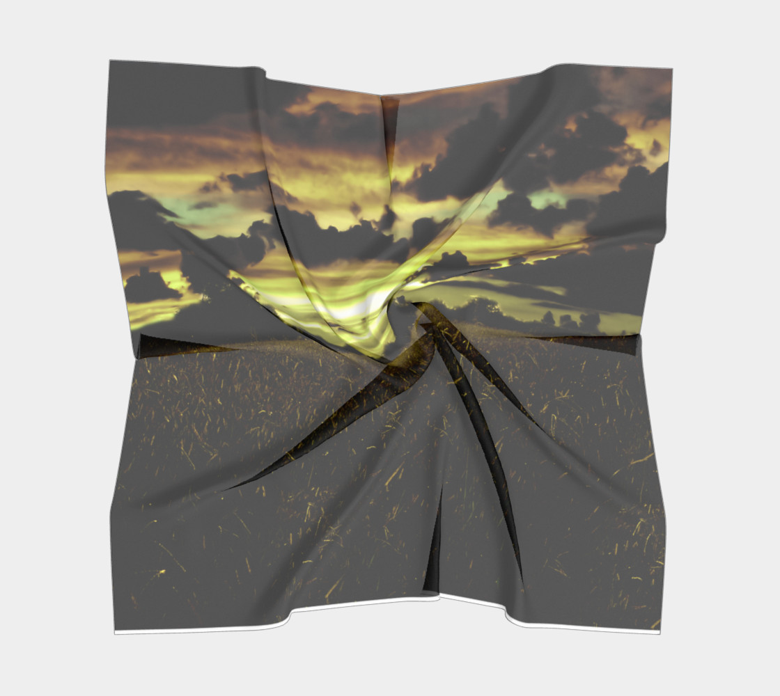 Aperçu de Dark Meadow Landscape Scarf #5