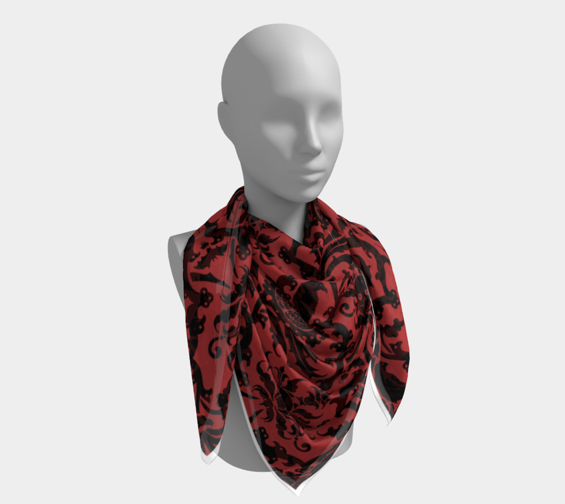 Horror Story Damask in Red preview #4