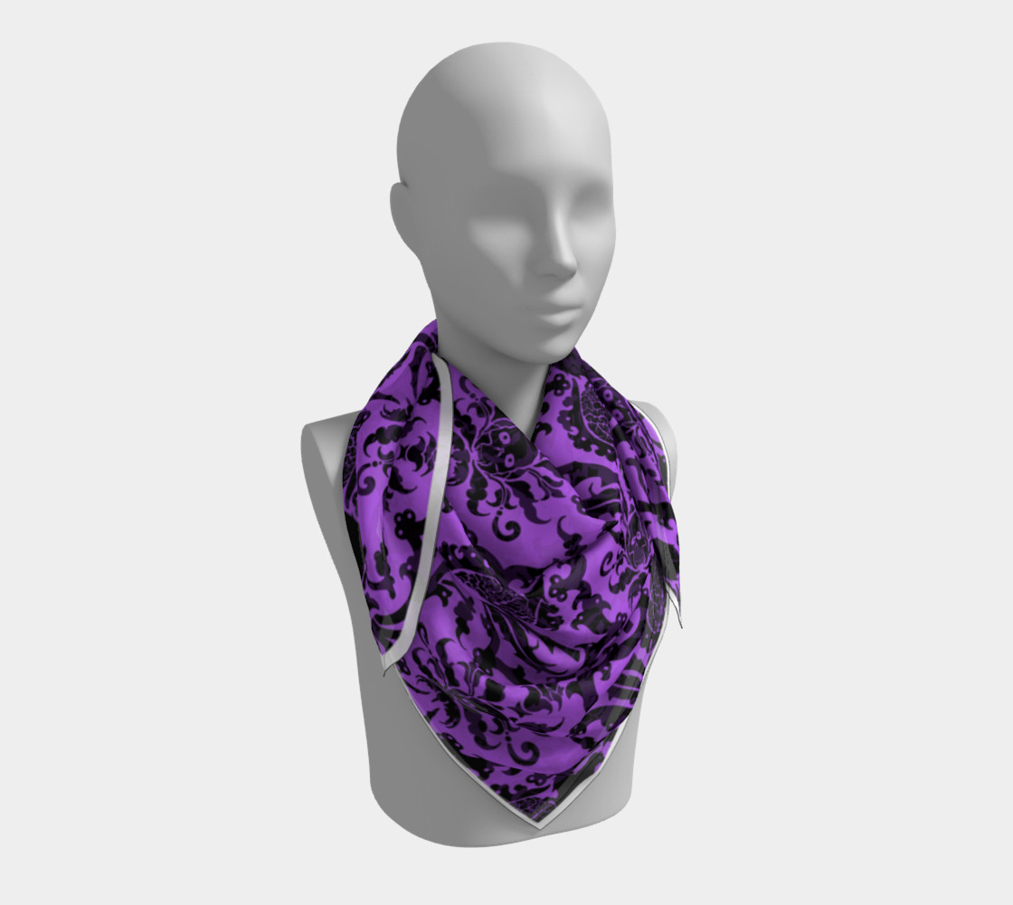 Horror Story Damask in Purple preview #3