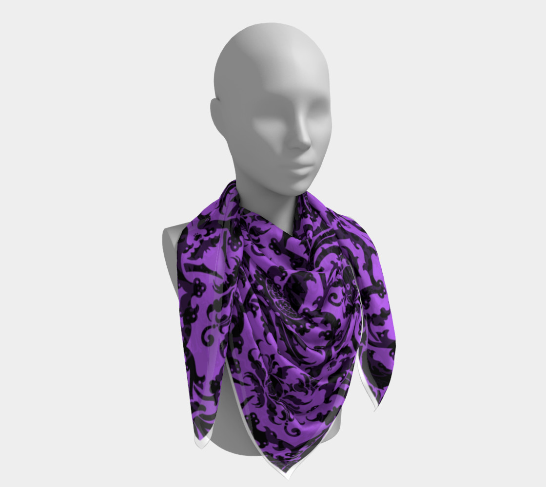 Horror Story Damask in Purple preview #4