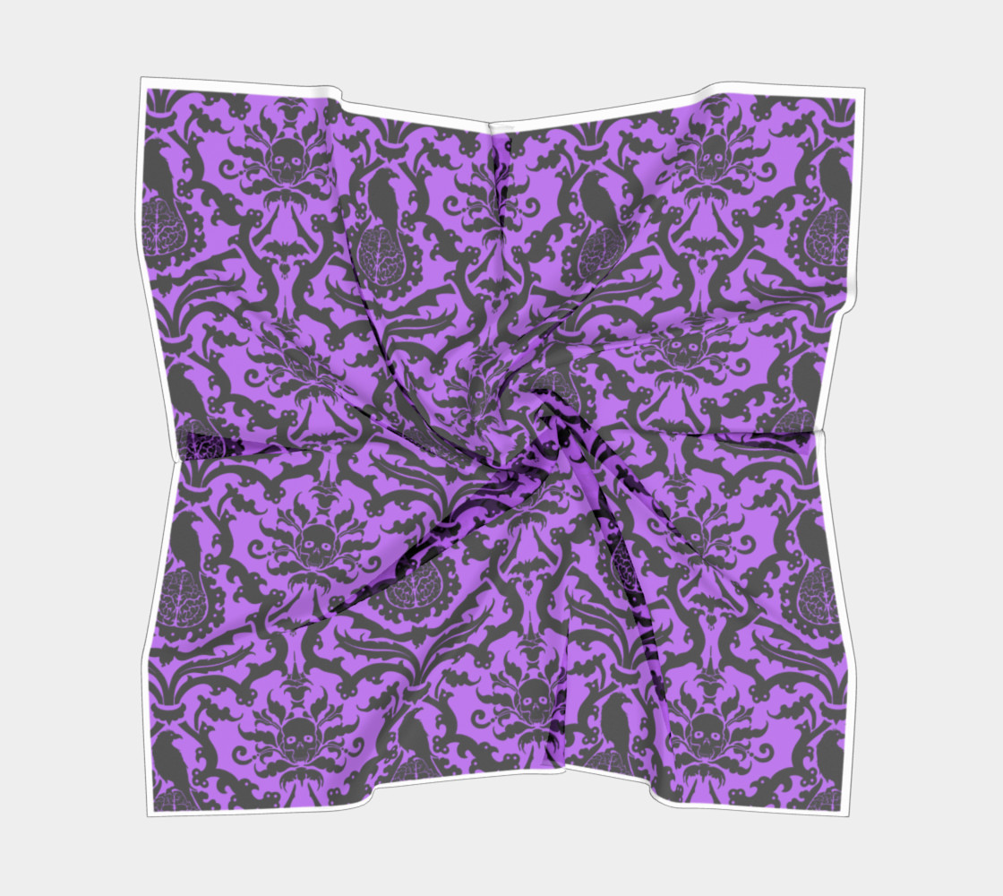 Horror Story Damask in Purple preview #5