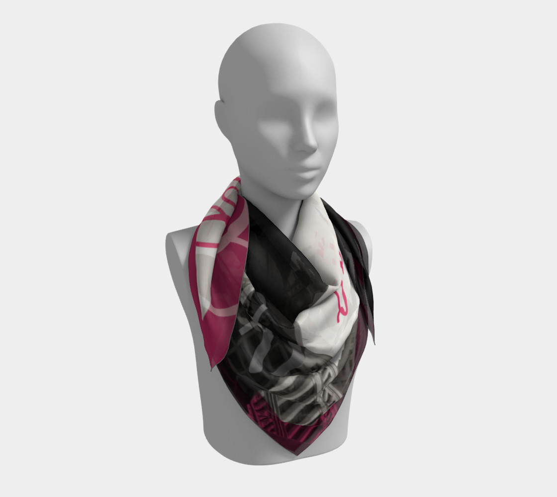 Chicago Picasso Silk Scarf preview #3