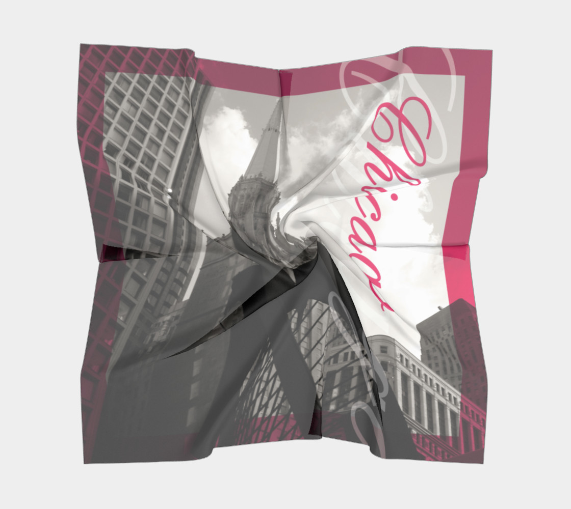 Chicago Picasso Silk Scarf preview #5